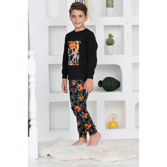 Kapitex 5153 Erkek Çocuk Uzun Kol Pijama Takımı