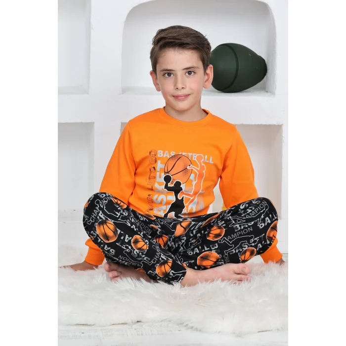 Kapitex 5153 Erkek Çocuk Uzun Kol Pijama Takımı