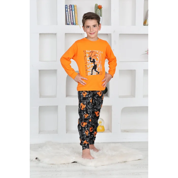 Kapitex 5153 Erkek Çocuk Uzun Kol Pijama Takımı