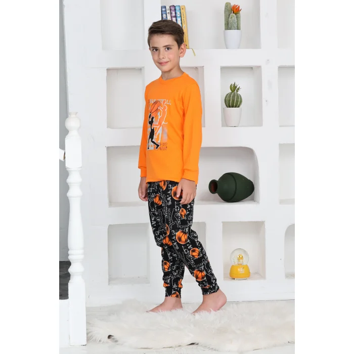 Kapitex 5153 Erkek Çocuk Uzun Kol Pijama Takımı