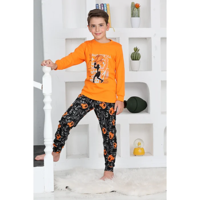 Kapitex 5153 Erkek Çocuk Uzun Kol Pijama Takımı
