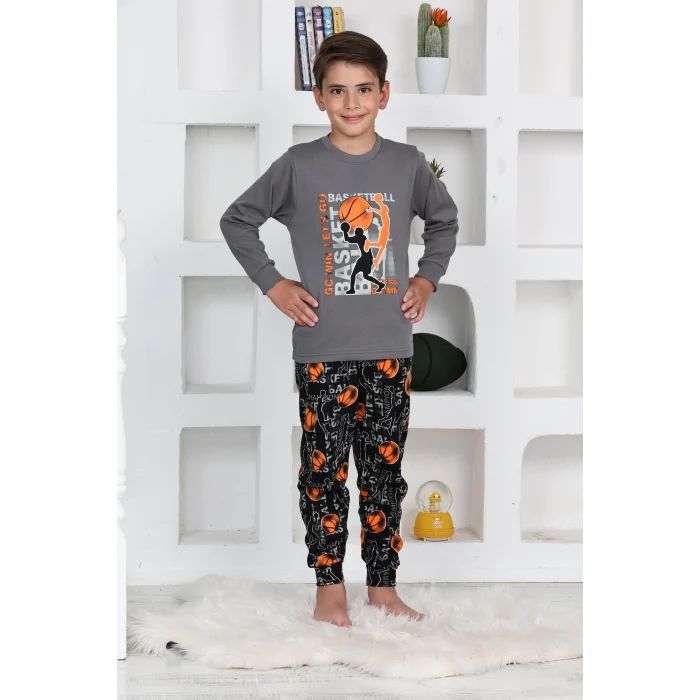 Kapitex 5153 Erkek Çocuk Uzun Kol Pijama Takımı