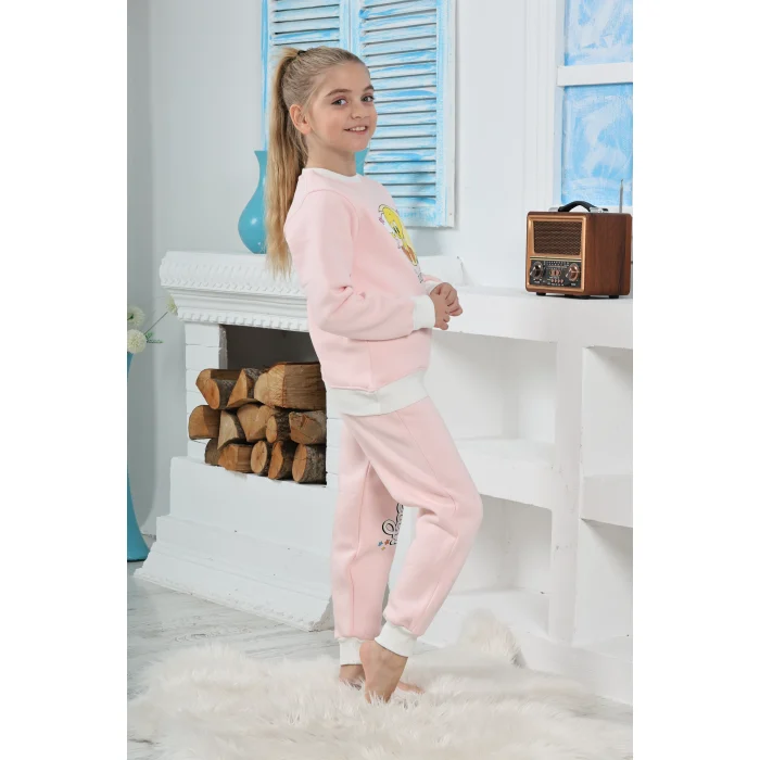 Kapitex 6181 Kız Çocuk Twety Baskılı Uzun Kol Pijama Takımı