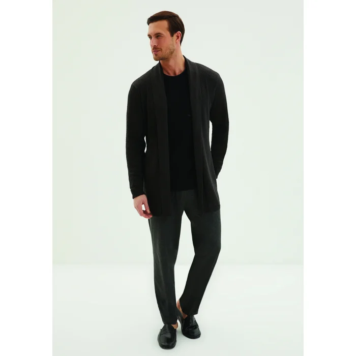 Kiğılı 32009 Erkek 3Lü Triko Roblu  Kontrast Yaka Pijama Takımı