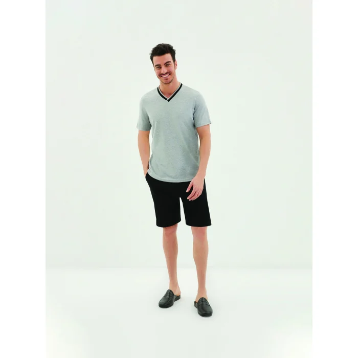 Kiğılı 50003 Erkek 5Li Triko Roblu Pijama Takımı