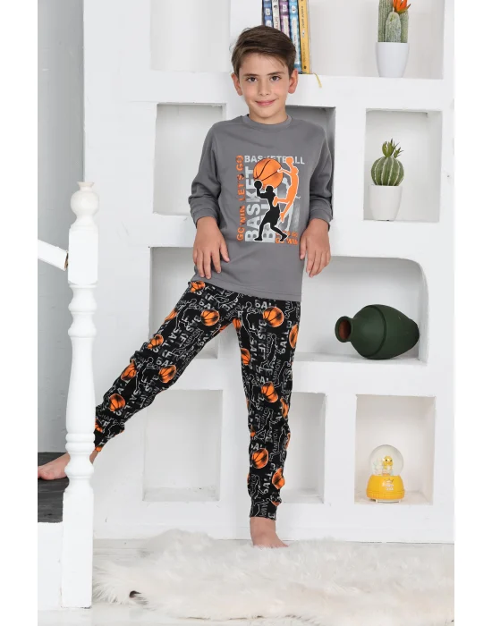 Kapitex 5153 Erkek Çocuk Uzun Kol Pijama Takımı