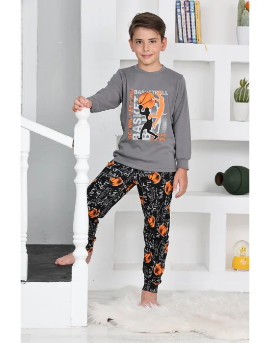 Kapitex 5153 Erkek Çocuk Uzun Kol Pijama Takımı