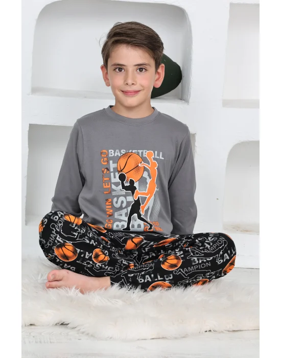 Kapitex 5153 Erkek Çocuk Uzun Kol Pijama Takımı