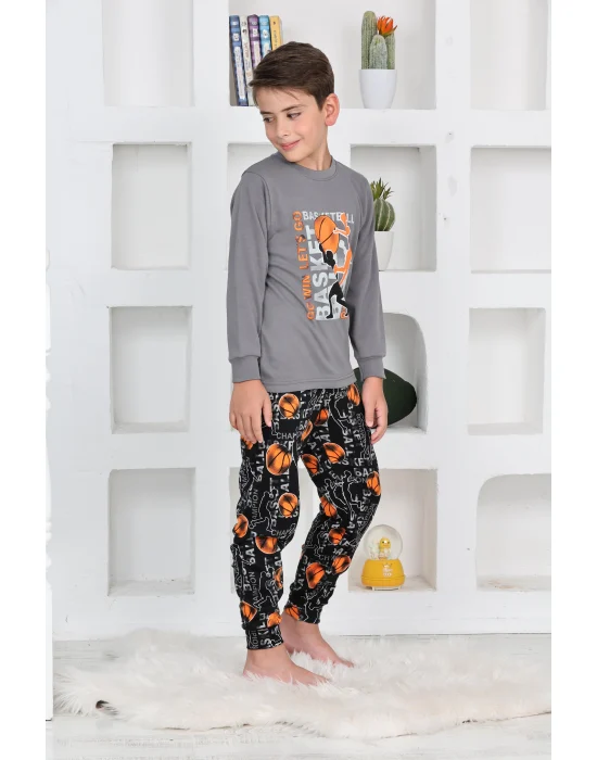 Kapitex 5153 Erkek Çocuk Uzun Kol Pijama Takımı
