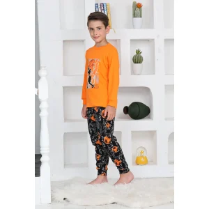 Kapitex 5153 Erkek Çocuk Uzun Kol Pijama Takımı