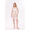 Freshness 0007 Lazer Kesim Tül Yüksek Bel Şort Korse