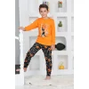 Kapitex 5153 Erkek Çocuk Uzun Kol Pijama Takımı