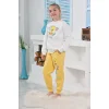Kapitex 6181 Kız Çocuk Twety Baskılı Uzun Kol Pijama Takımı