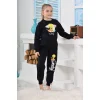 Kapitex 6182 Kız Çocuk Twety Baskılı Uzun Kol Pijama Takımı