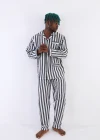 Kocabey 4007 Uzun Kol Çizgili Gaffur Erkek Pijama Takım