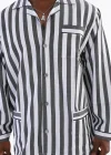 Kocabey 4007 Uzun Kol Çizgili Gaffur Erkek Pijama Takım