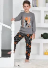 Kapitex 5153 Erkek Çocuk Uzun Kol Pijama Takımı