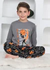 Kapitex 5153 Erkek Çocuk Uzun Kol Pijama Takımı