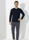 Boyraz 0405 Erkek Uzun Kol Pijama Takımı