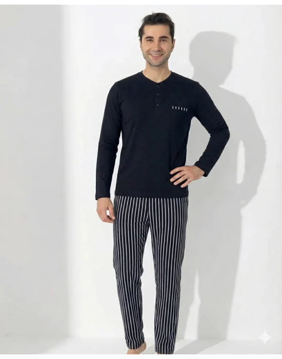 Boyraz 0405 Erkek Uzun Kol Pijama Takımı