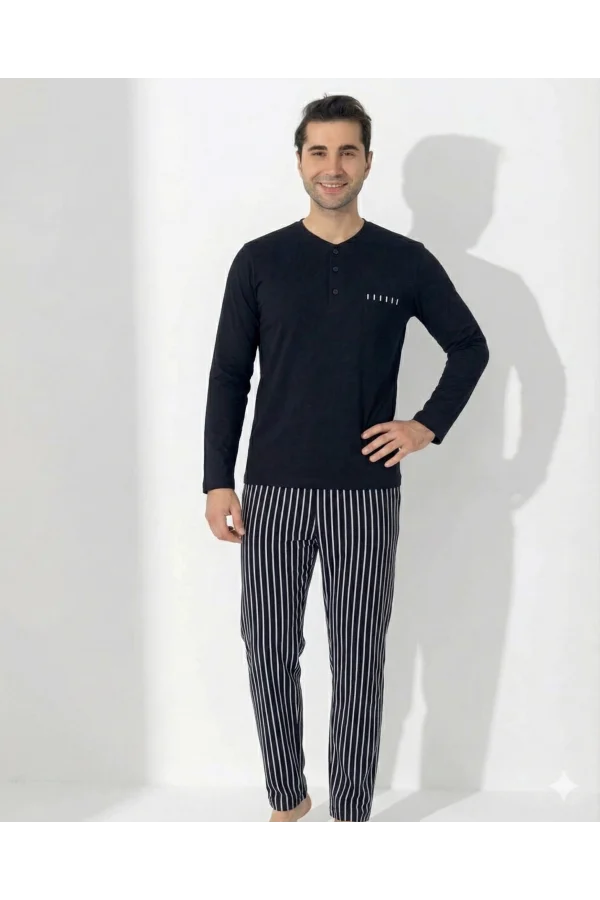 Boyraz 0405 Erkek Uzun Kol Pijama Takımı