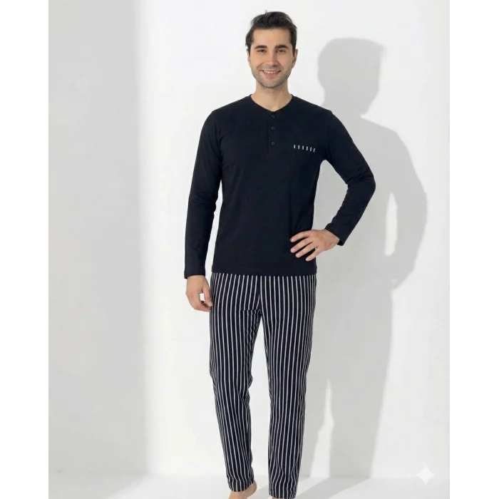 Boyraz 0405 Erkek Uzun Kol Pijama Takımı