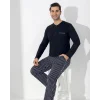 Boyraz 0405 Erkek Uzun Kol Pijama Takımı