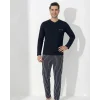 Boyraz 0405 Erkek Uzun Kol Pijama Takımı