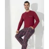 Boyraz 0406 Erkek Uzun Kol Pijama Takımı