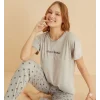 Mihra 50107 Kadın Kısa Kol Pijama Takımı