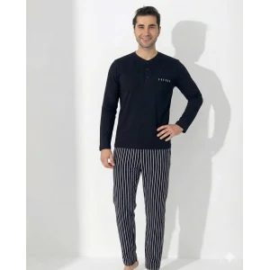 Boyraz 0405 Erkek Uzun Kol Pijama Takımı