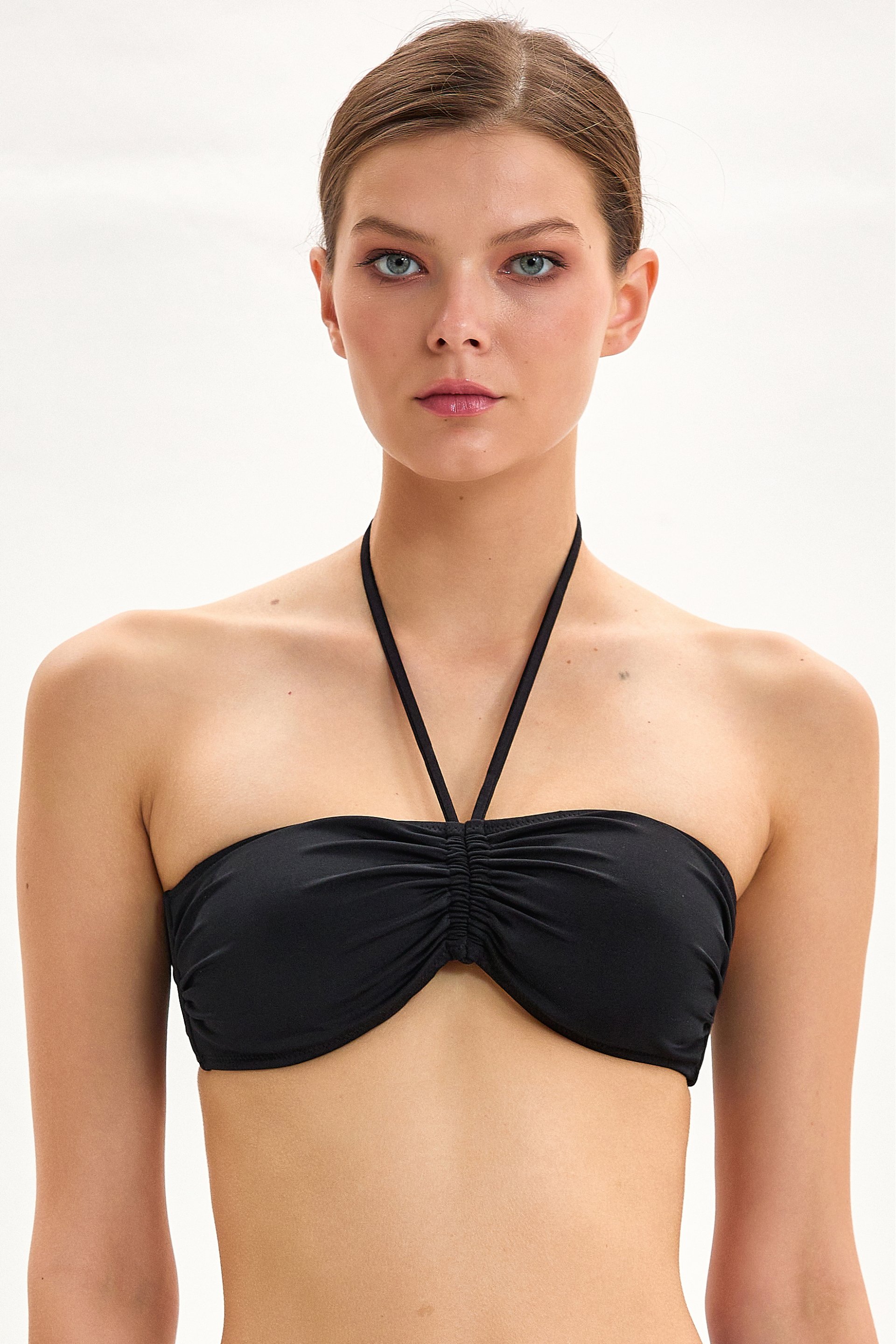 Argento 1011-2030 Kadın Büzgülü Straplez Bikini