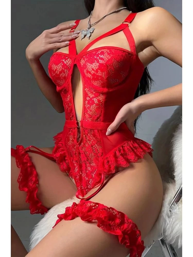 For Dreams 8450 Fantezi Dantelli Bodysuit