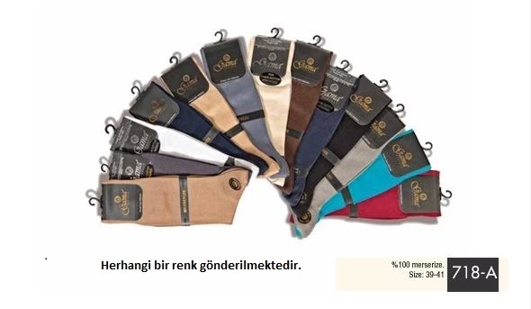 Gama 718 Erkek Merserize Çorap