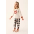 Roly Poly RP3174-G Kız Çocuk Uzun Kollu Pijama Takımı