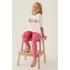 Barbie L1704-3 Kız Çocuk Kısa Kol Pijama Takımı
