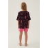 Barbie L1705-G Kız Çocuk Şort  Pijama Takımı