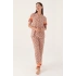 Pierre Cardin PC8823-S Kadın Gömlek Yaka Pijama Takımı
