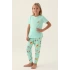 Roly Poly  3403-2 Kız Çocuk Kısa Kol Pijama Takımı