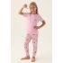 Roly Poly 3403-G Kız Çocuk Kısa Kol Pijama Takımı