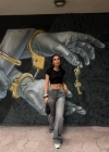 Siyah Kısa Kollu Crop