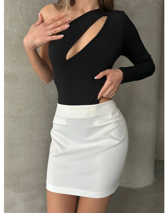 Siyah Çıtçıtlı Body