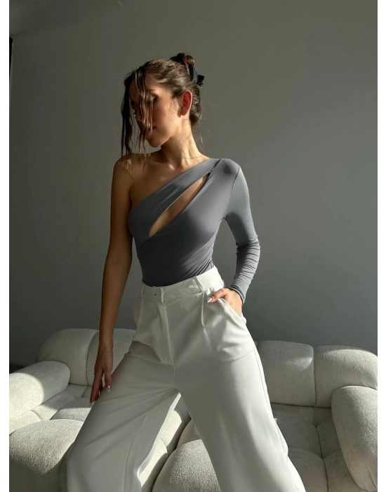 Antrasit Çıtçıtlı Body