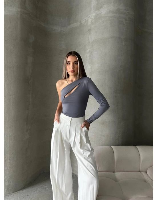 Antrasit Çıtçıtlı Body