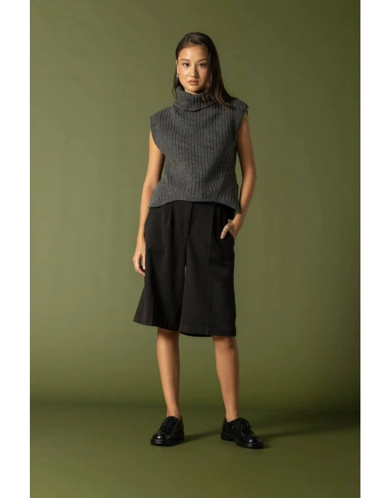 Antrasit Triko Süveter