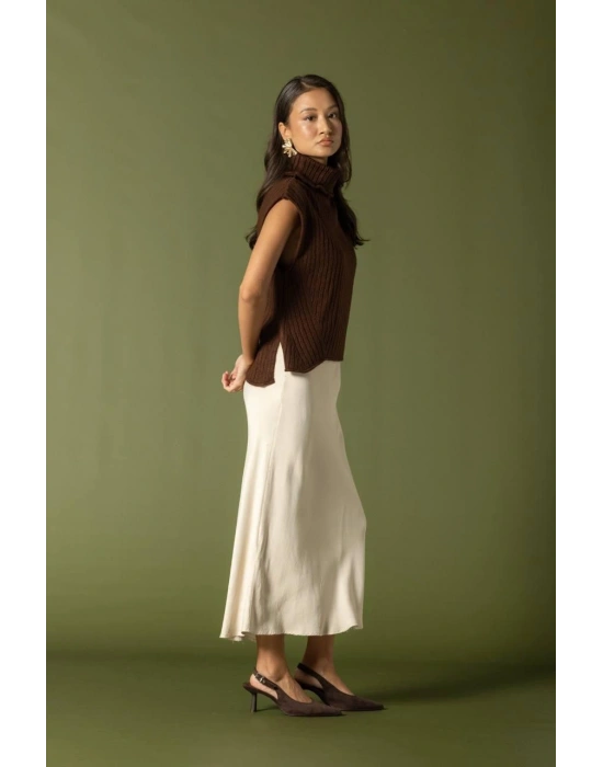 Kahverengi Triko Süveter