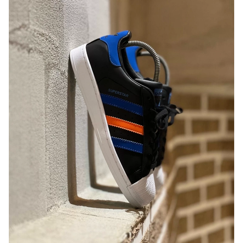 Adidas Süperstar Siyah Laci Turuncu