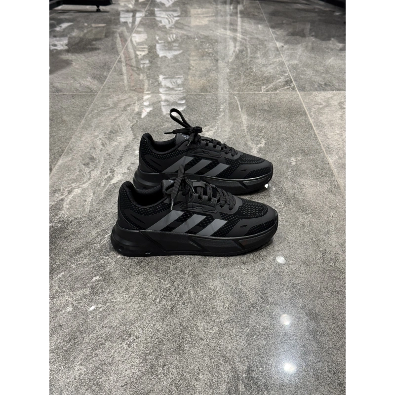 Adidas Runfalcon Siyah Gri Detaylı Spor Ayakkabı