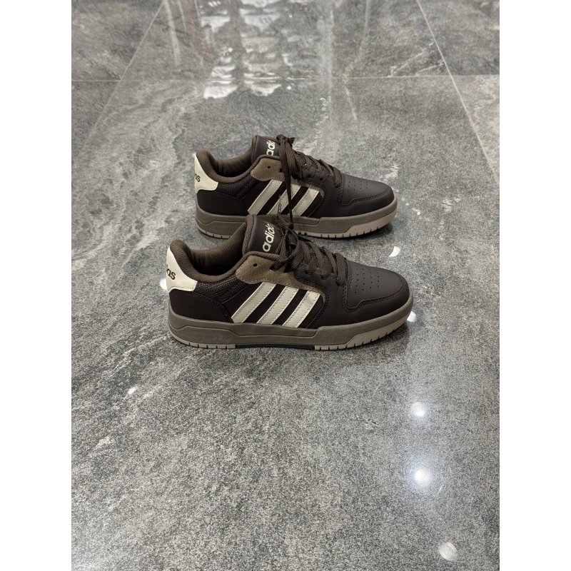 Adidas Hoops 3.0 Low Kahve Krem Spor Ayakkabı