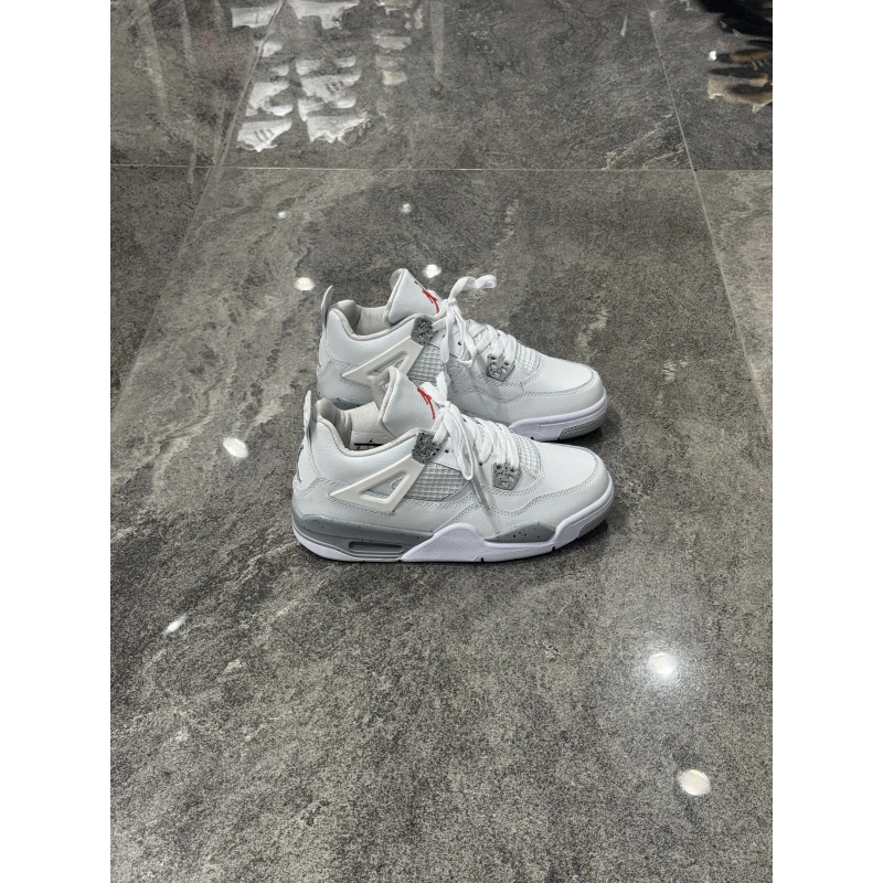 Air Jordan 4 White Grey Sneaker